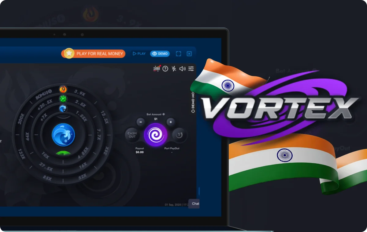 Play the Vortex Crash Game in India